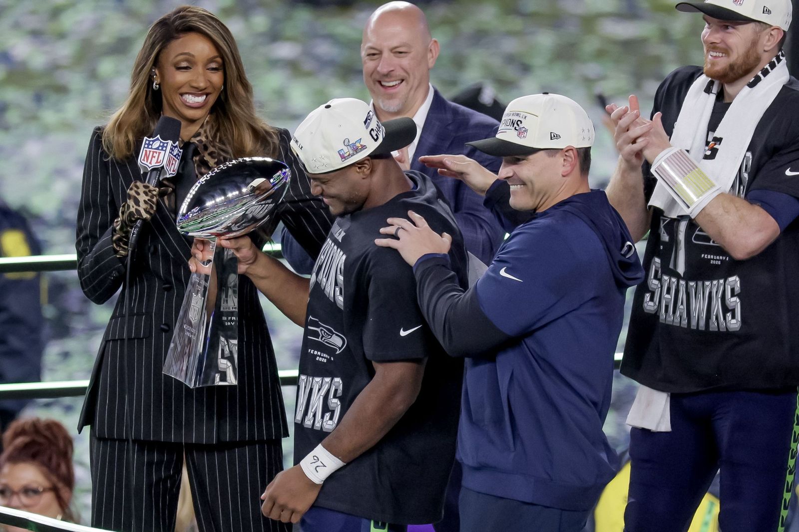 Las mejores fotos de la Super Bowl con la actuación de Bad Bunny