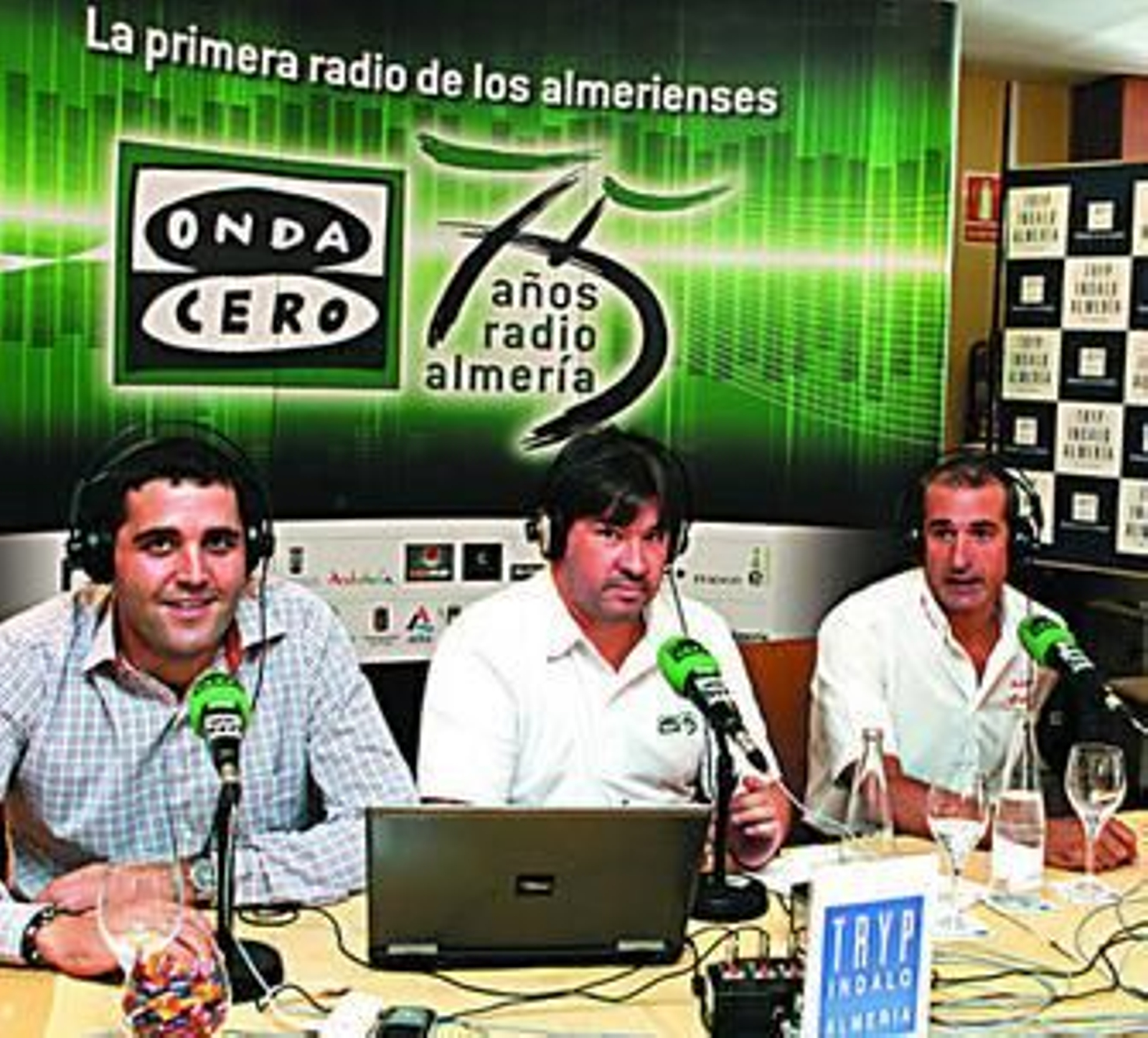 Juanjo Alonso, Juan Antonio Manzano y Juan Martínez Oliver.