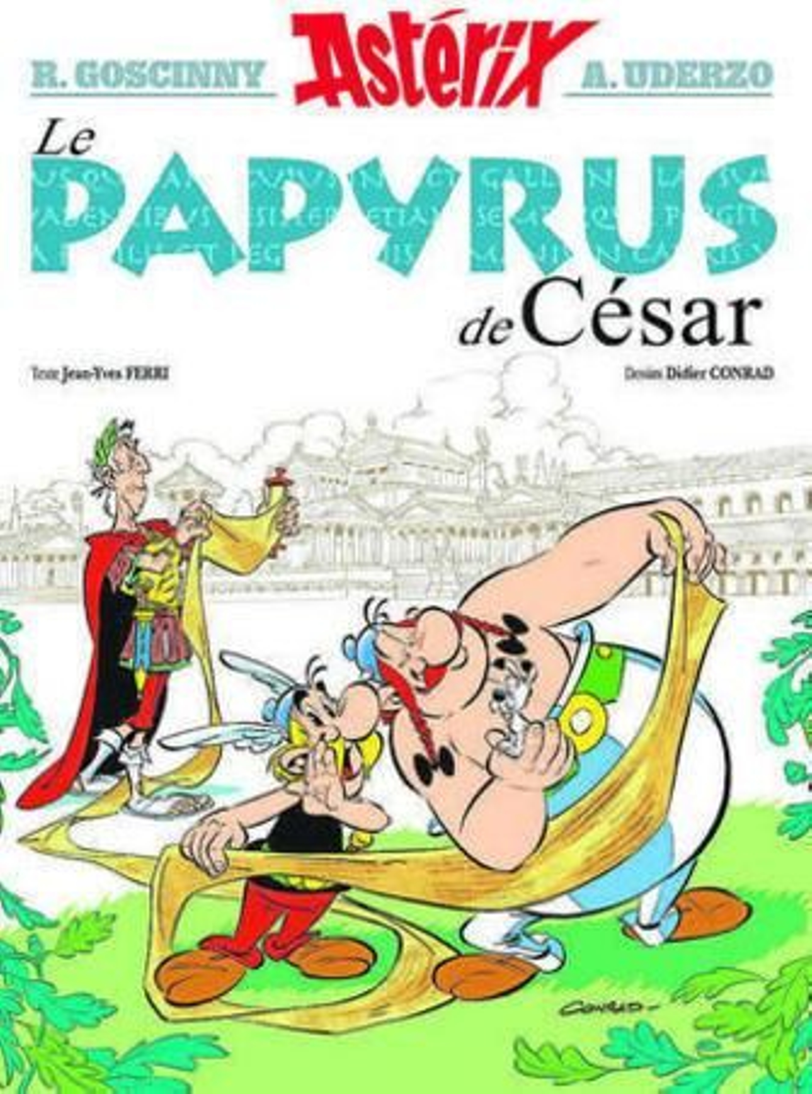 Portada del que será el nuevo número de las aventuras de Astérix y Obélix.