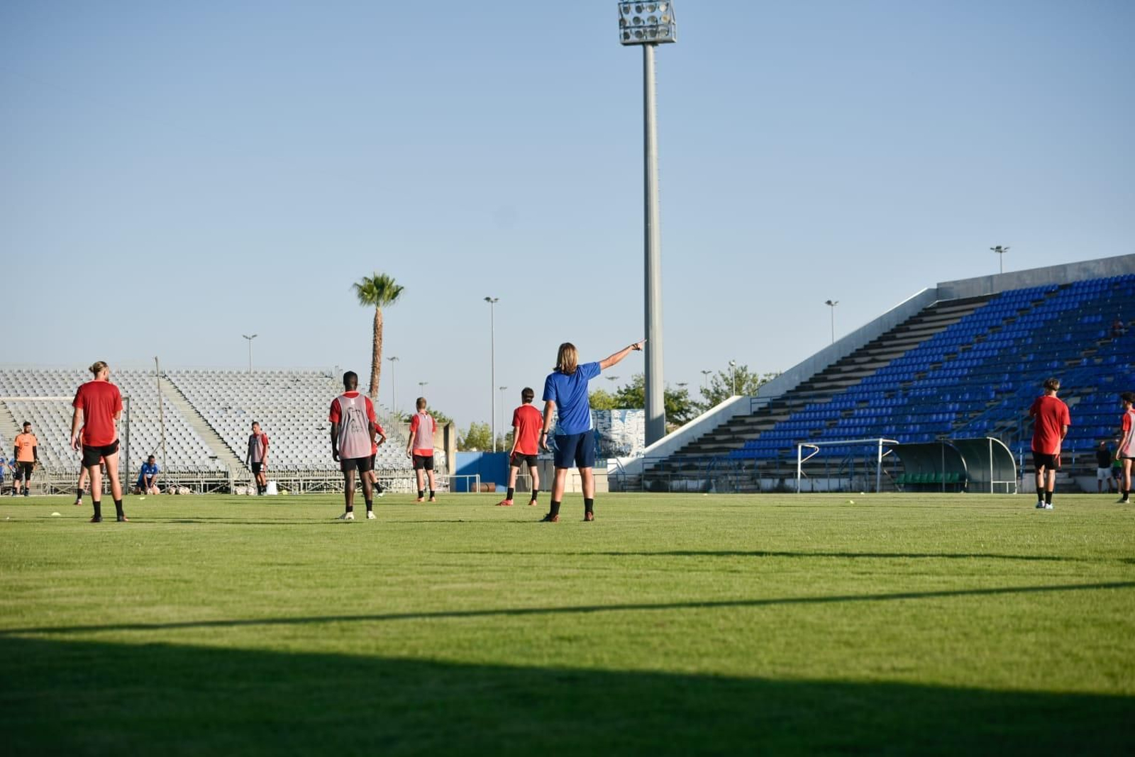 Las imágenes del entrenamiento del Xerez CD en el Estadio Pedro Garrido