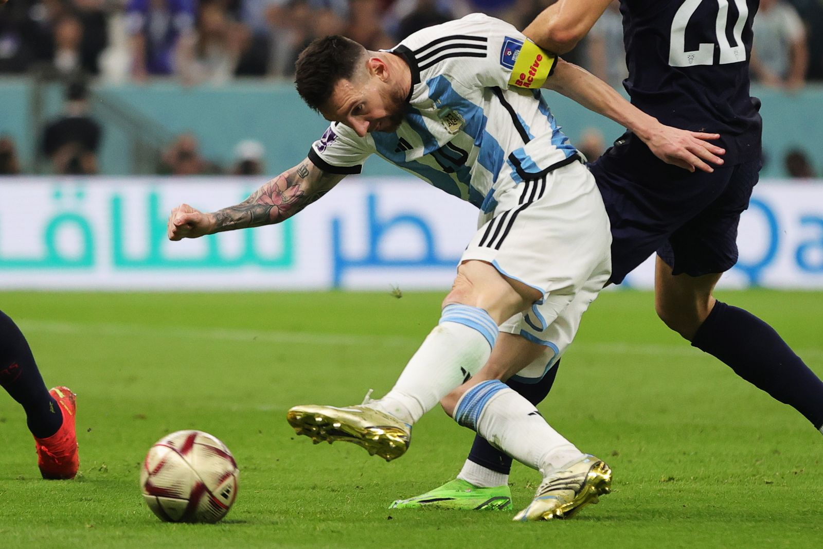 Las fotos de Messi contra Croacia