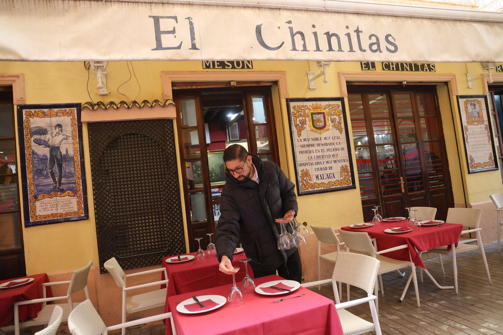 El Chinitas, en uno de sus últimos servicios.