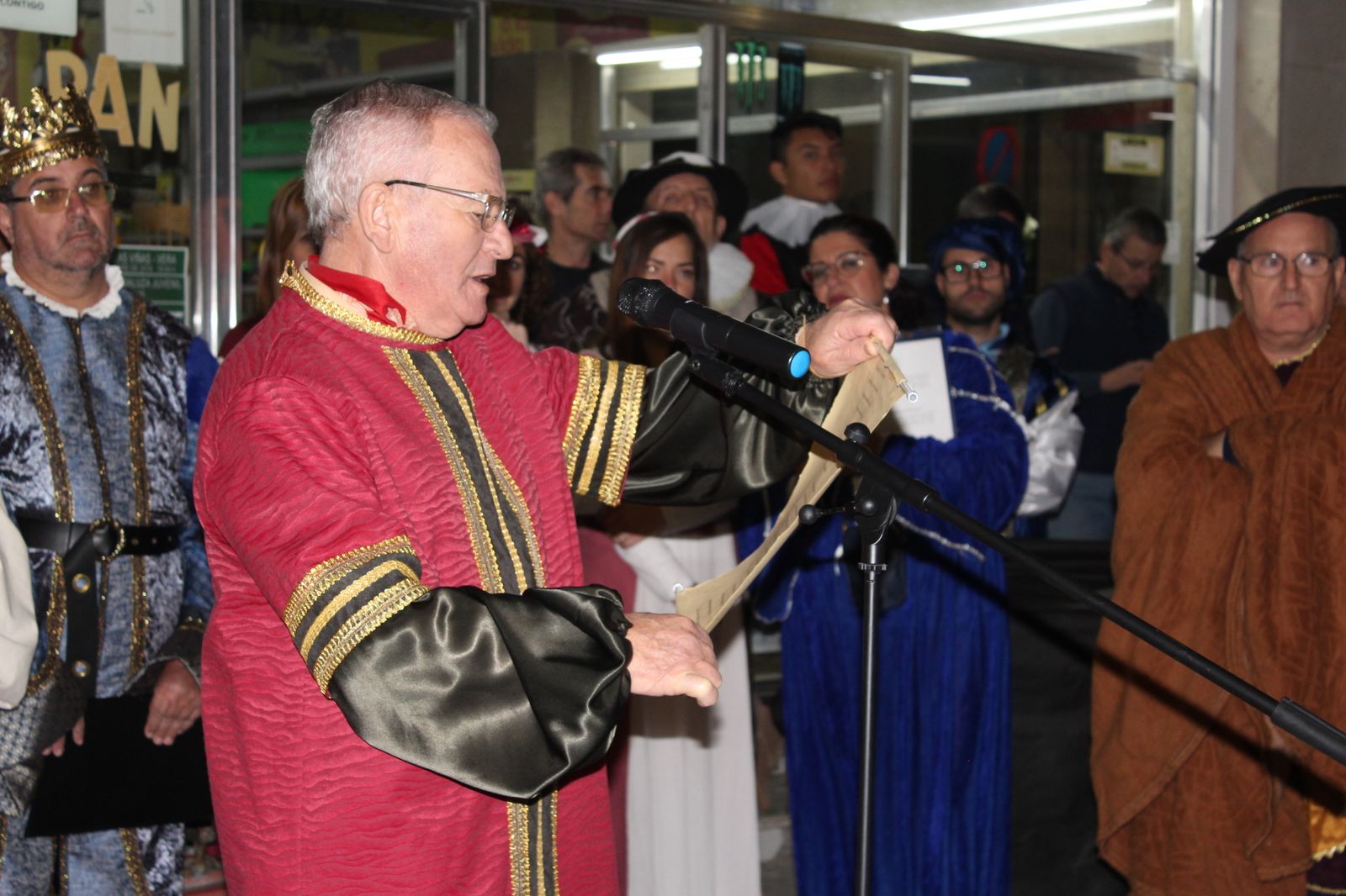 Representación histórica del Terremoto de Vera de 1518