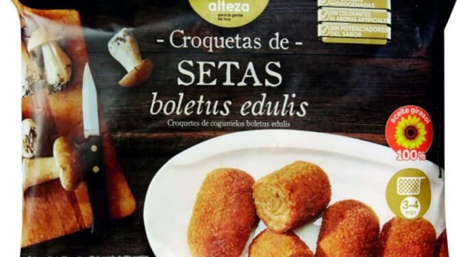 Croquetas de setas que han activado las alertas.