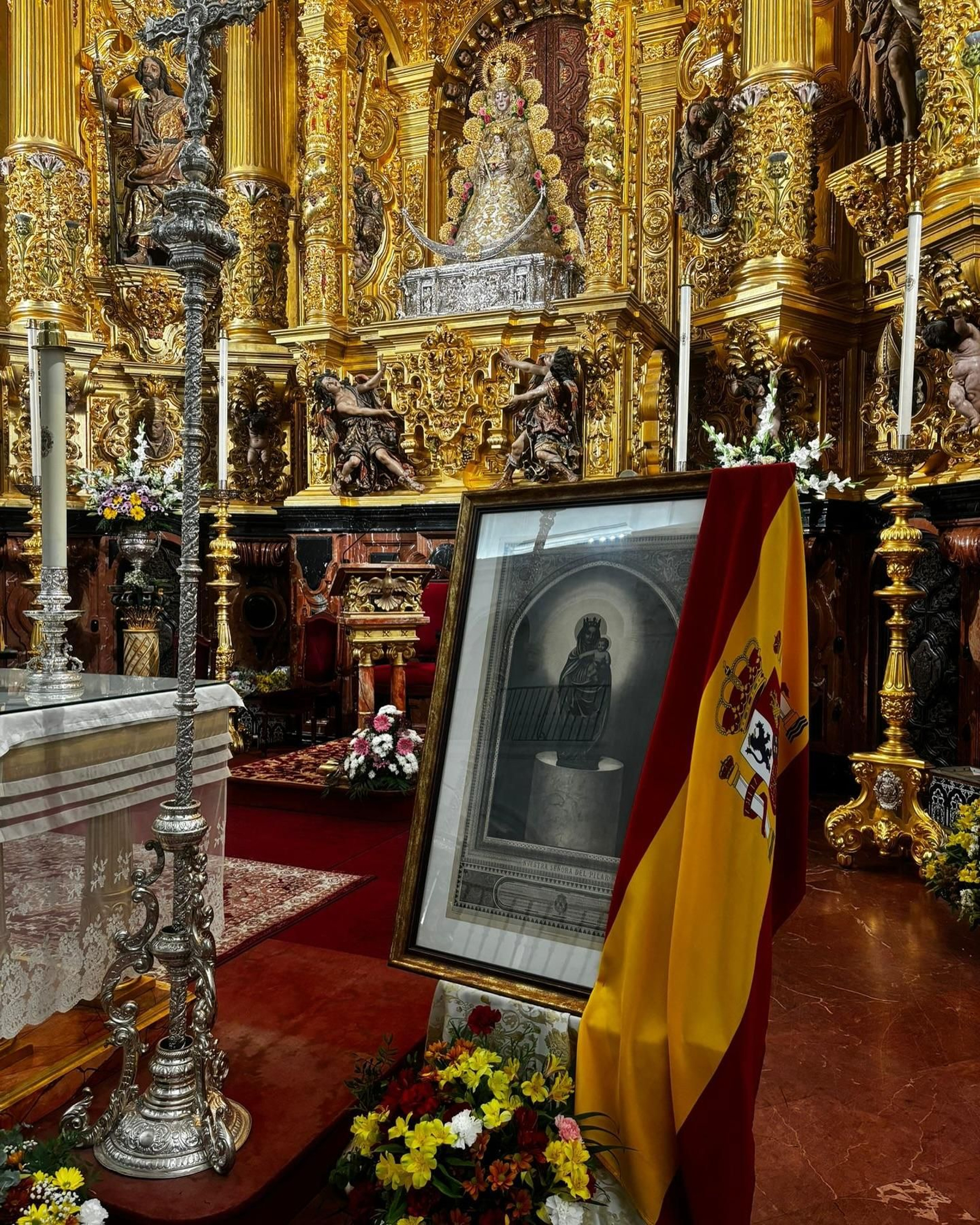 Así luce hoy el Santuario de la Virgen del Rocío.