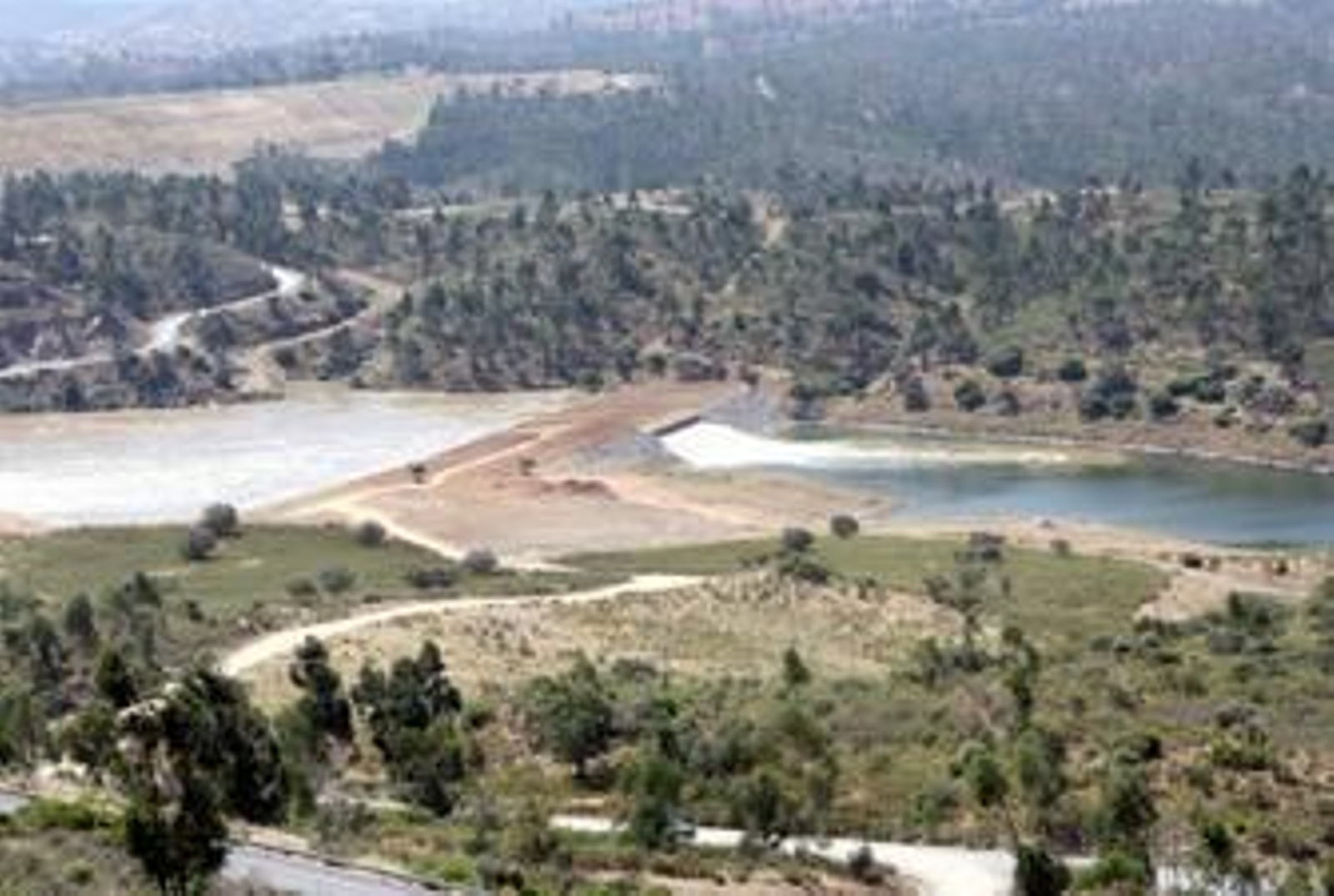 Presa de la comarca onubense del Andévalo.