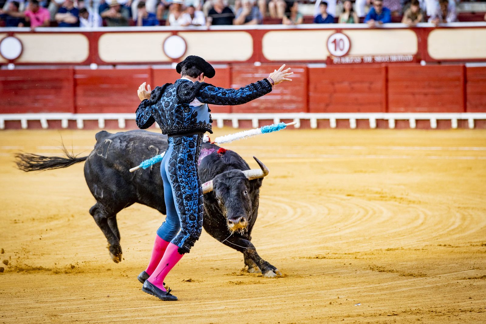 Daniel Crespo, Manzanares y Juan Ortega, en la plaza de toros de El Puerto