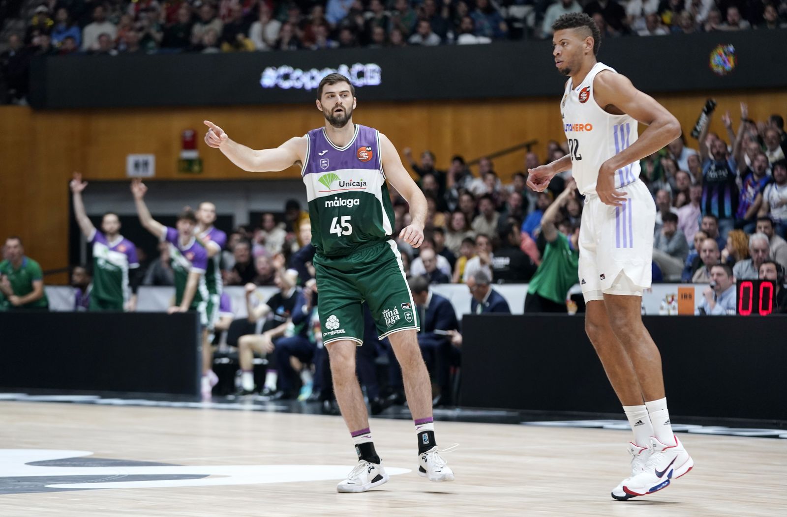 El Real Madrid-Unicaja de Copa del Rey, en imágenes
