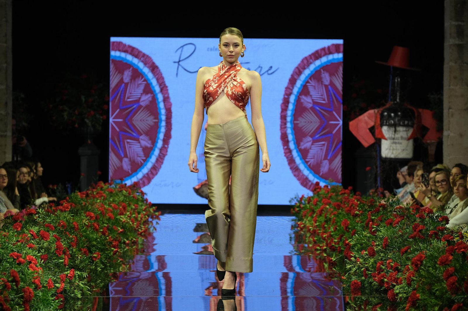Desfile de Juan Saavedra en la Pasarela Flamenca Jerez Tío Pepe 2023