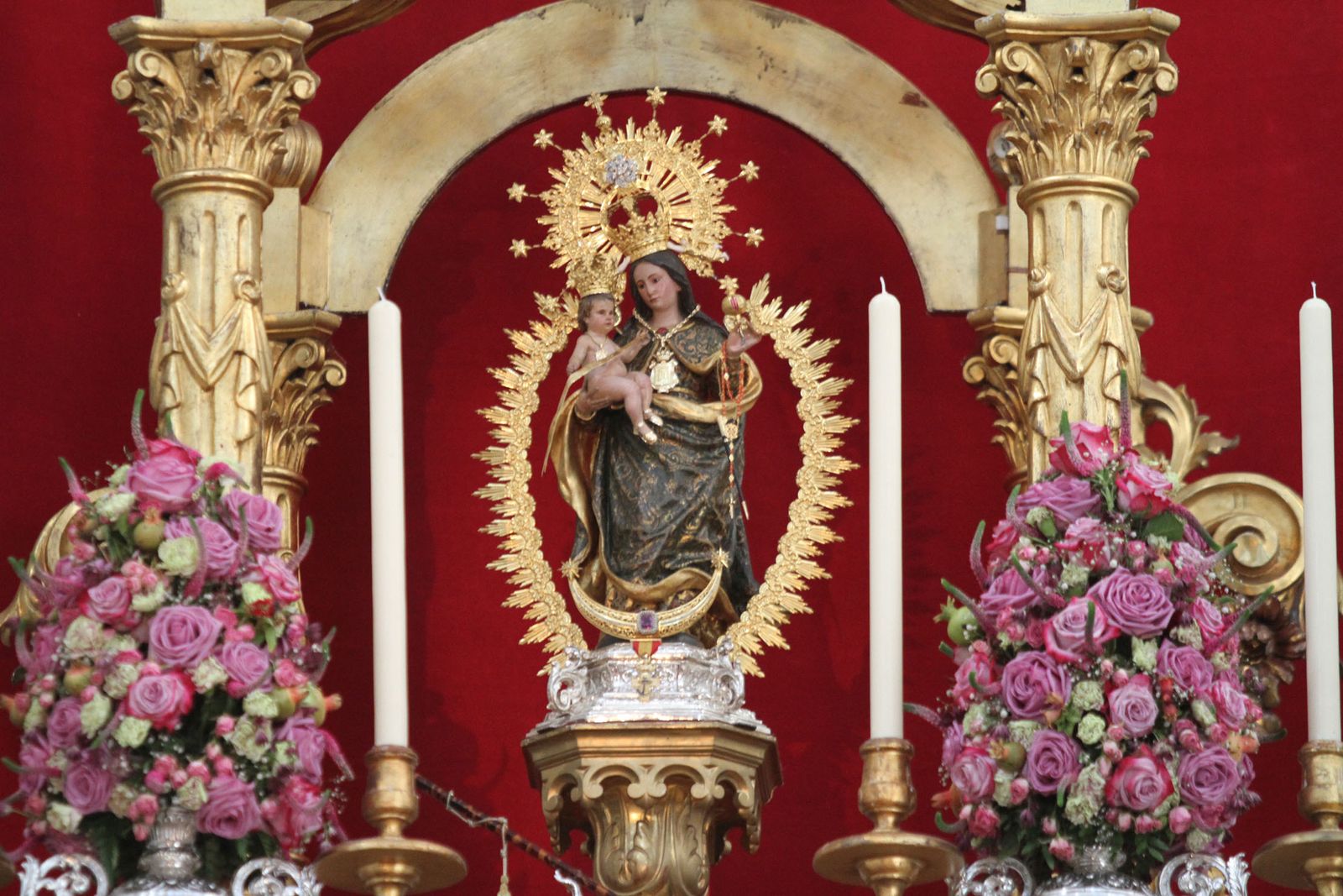 La Virgen de la Cinta en la Catedral de La Merced.