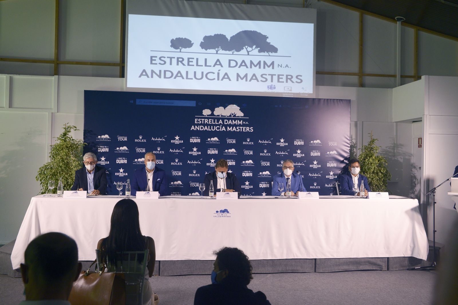 Fotos de la presentación del Estrella Damm N.A.  Andalucia masters
