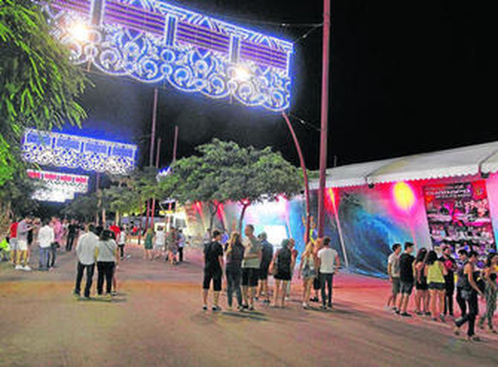 La oferta de casetas es muy baja.