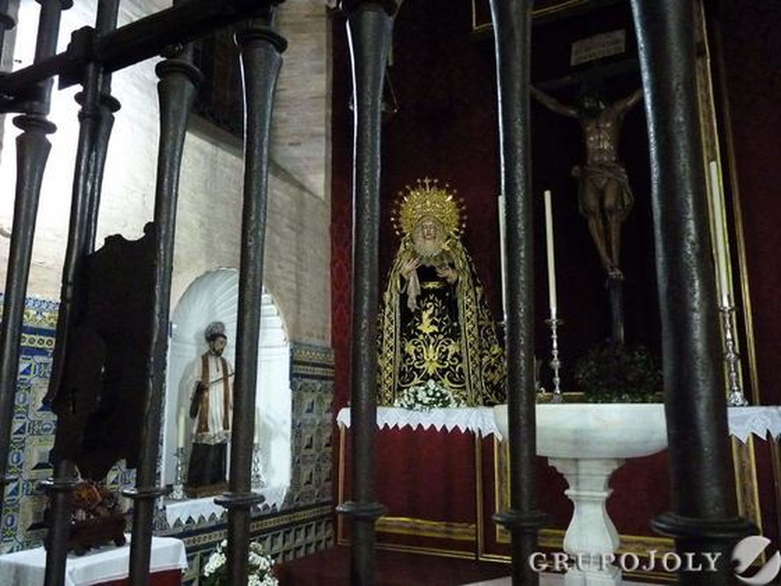 Virgen de Gracia y Amparo de la Hermandad de Los Javieres.

Foto: Ruesga Bono