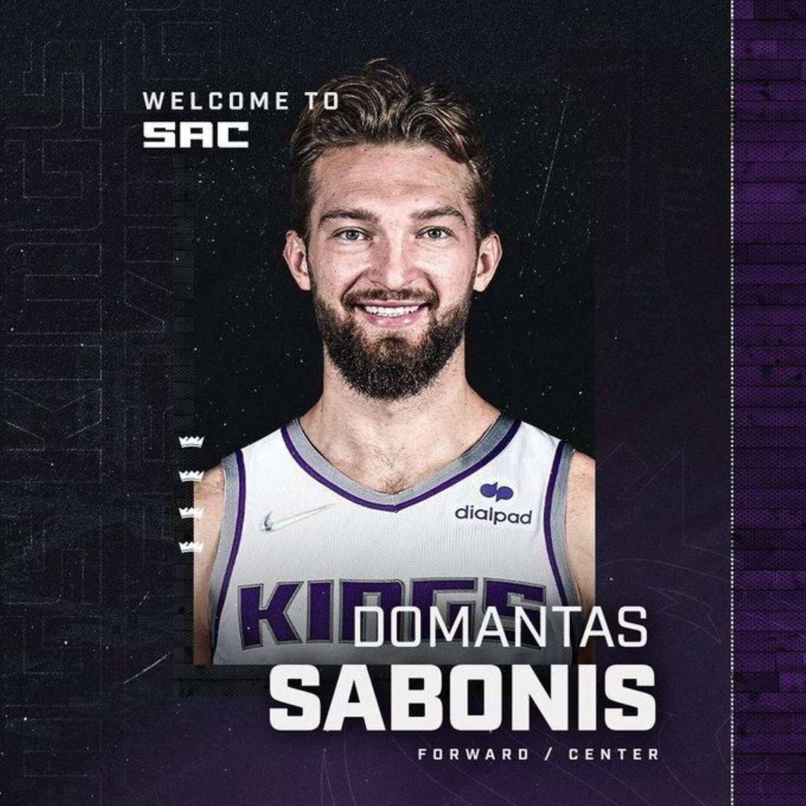 Domas Sabonis, con Sacramento.