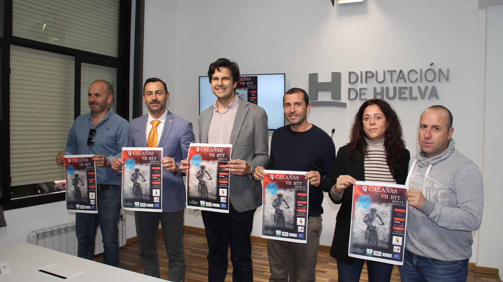 Presentación del cartel de la prueba BTT de Calañas