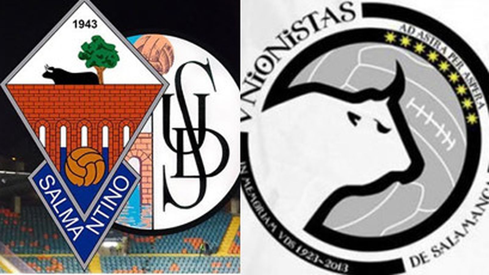 Escudos del Salmantino y de Unionistas