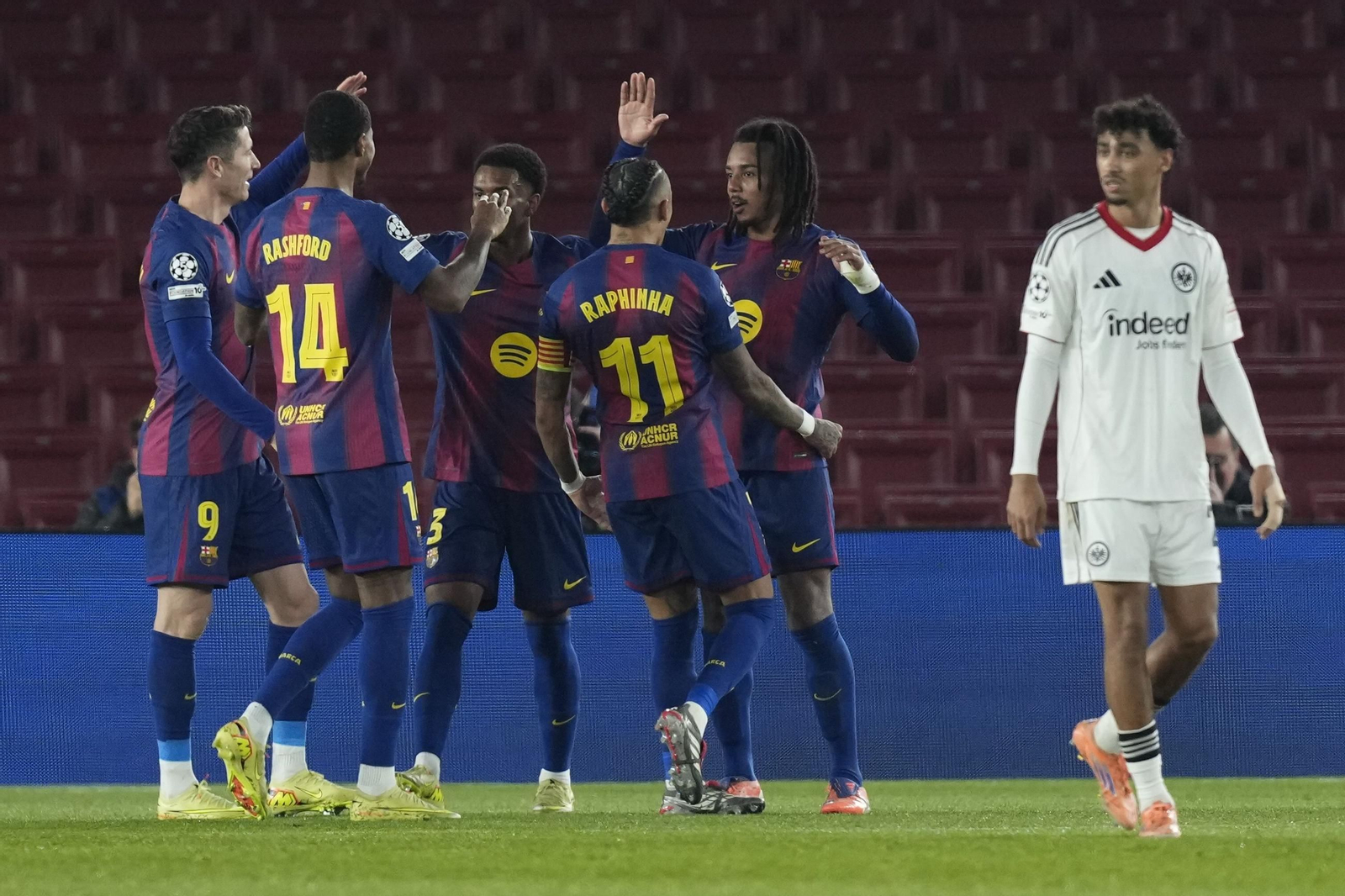 Las fotos del Barcelona-Eintracht Frankfurt