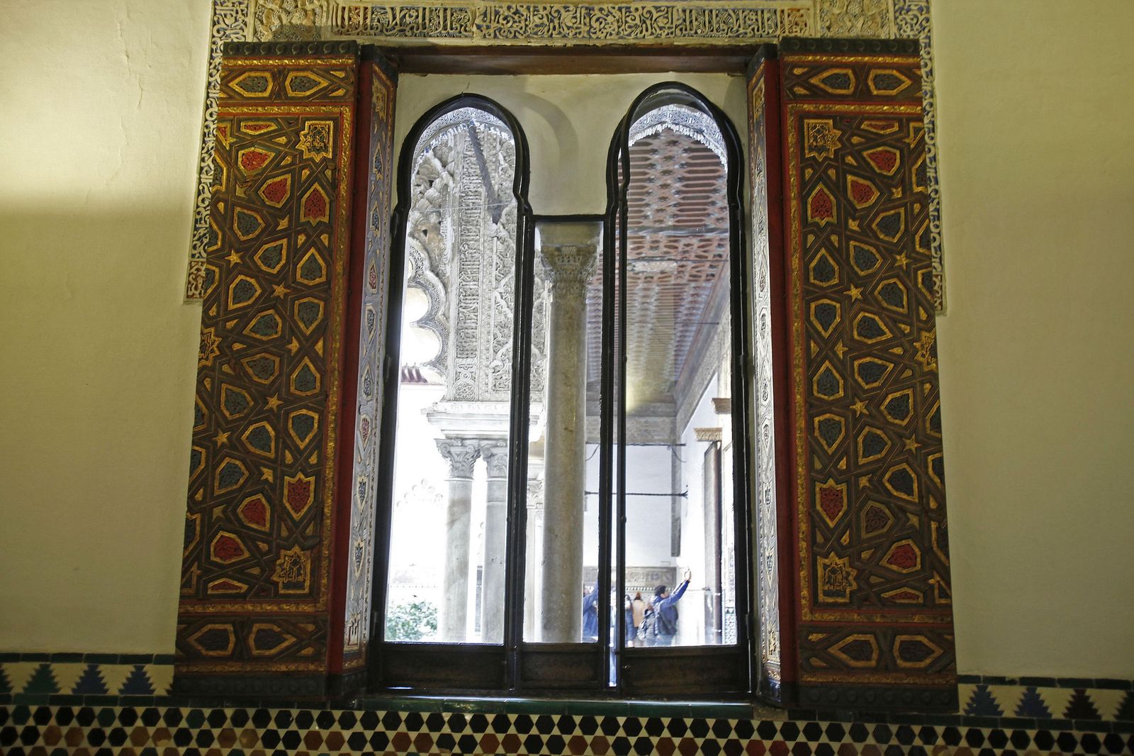 Una de las carpinterías históricas del Alcázar.