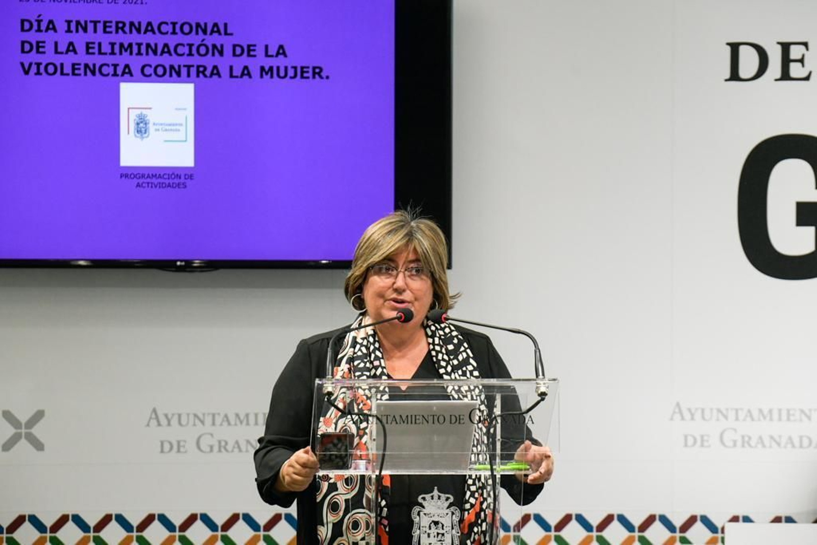 El Ayuntamiento de Granada orienta sus activades por el 25N a la violencia machista en mujeres mayores