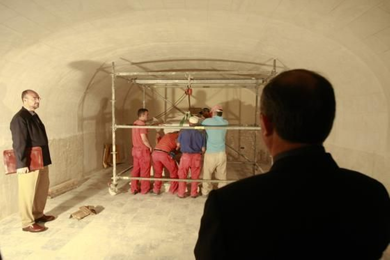 Los restos del diputado puertorriqueño fueron exhumados en la cripta de San Felipe Neri

Foto: Julio Gonzalez