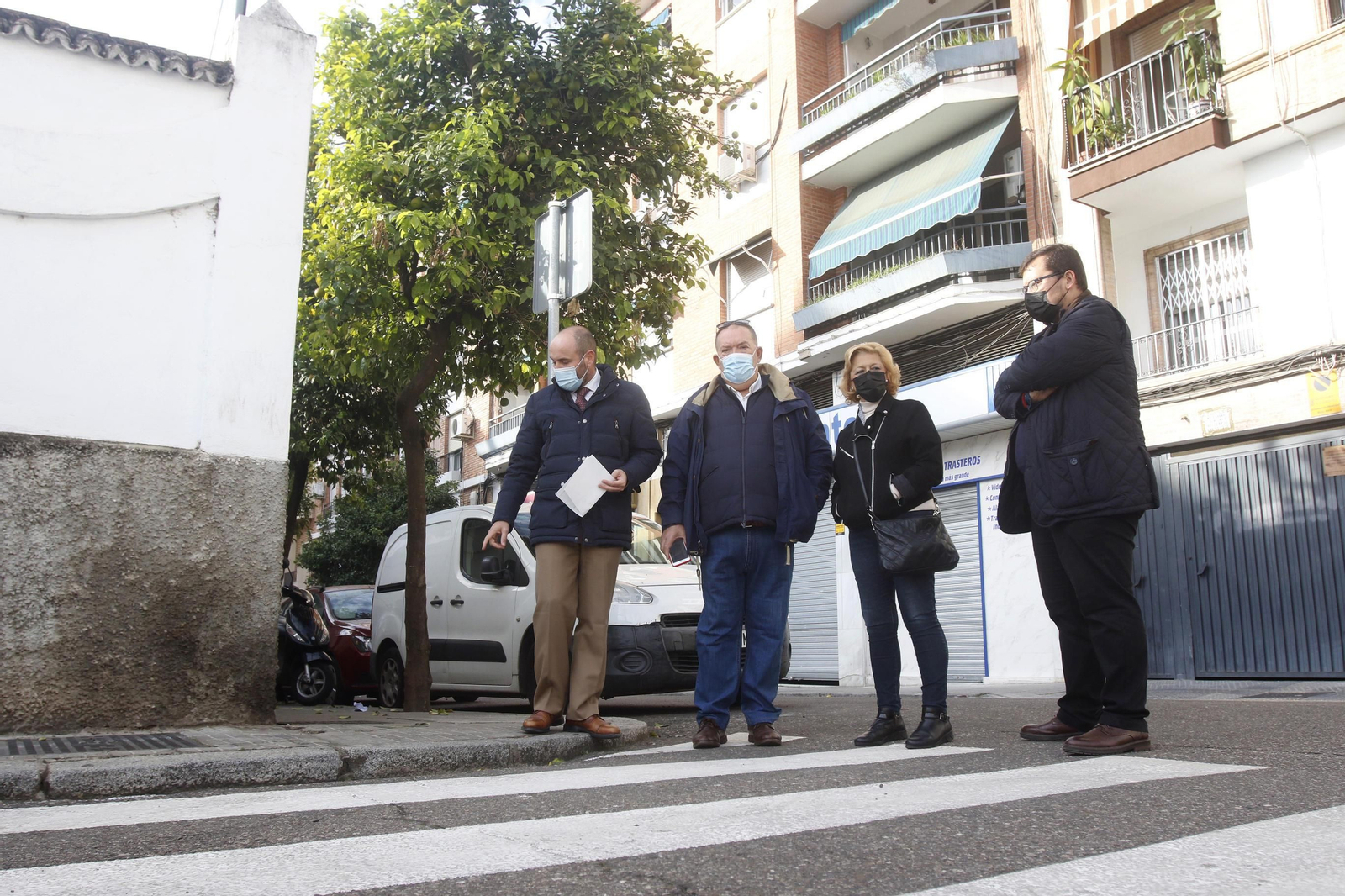 Uno de los pasos peatonales que se arreglarán en Ciudad Jardín.