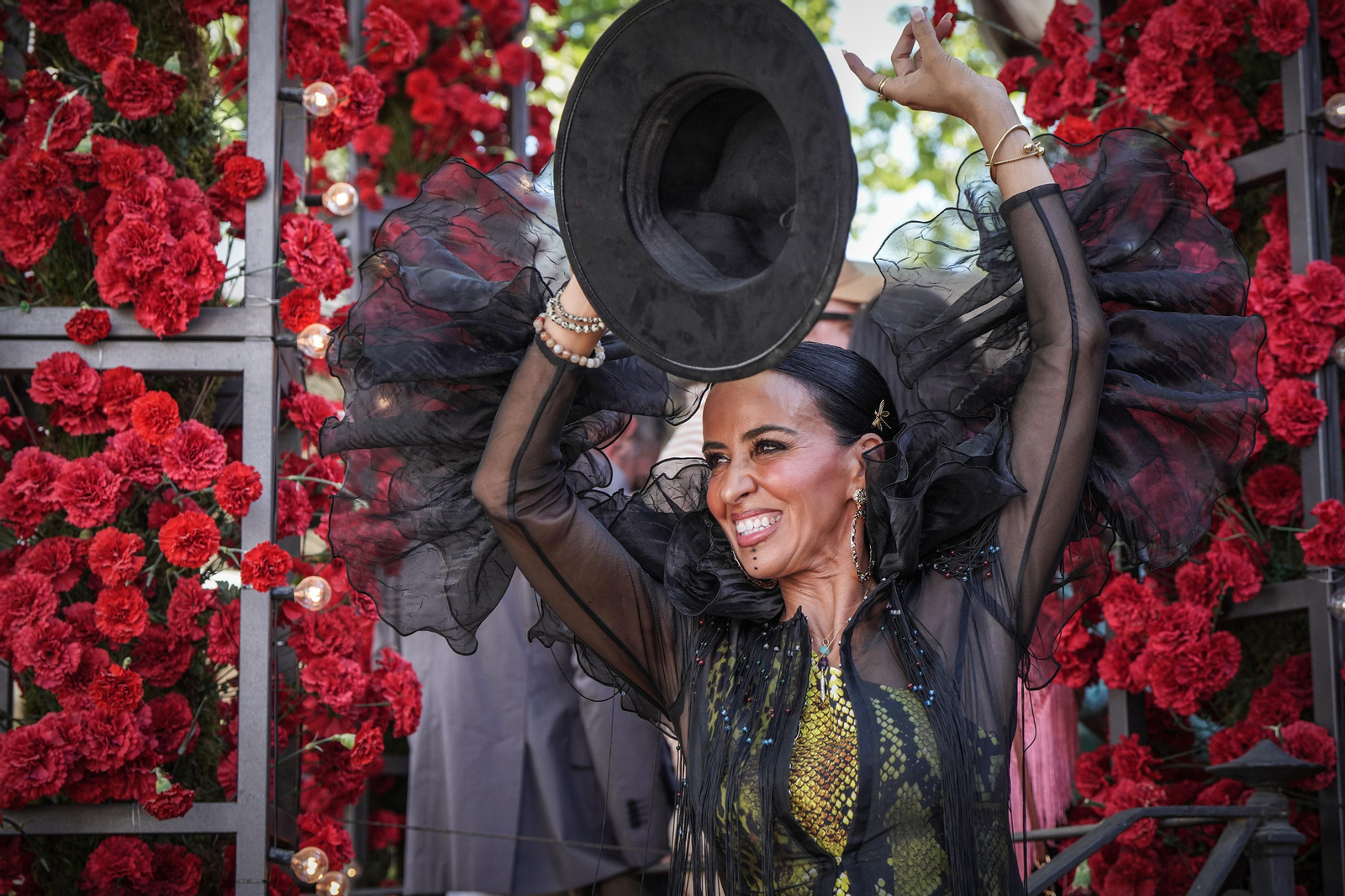 Imágenes del ambiente el martes en la Feria de Jerez 2024