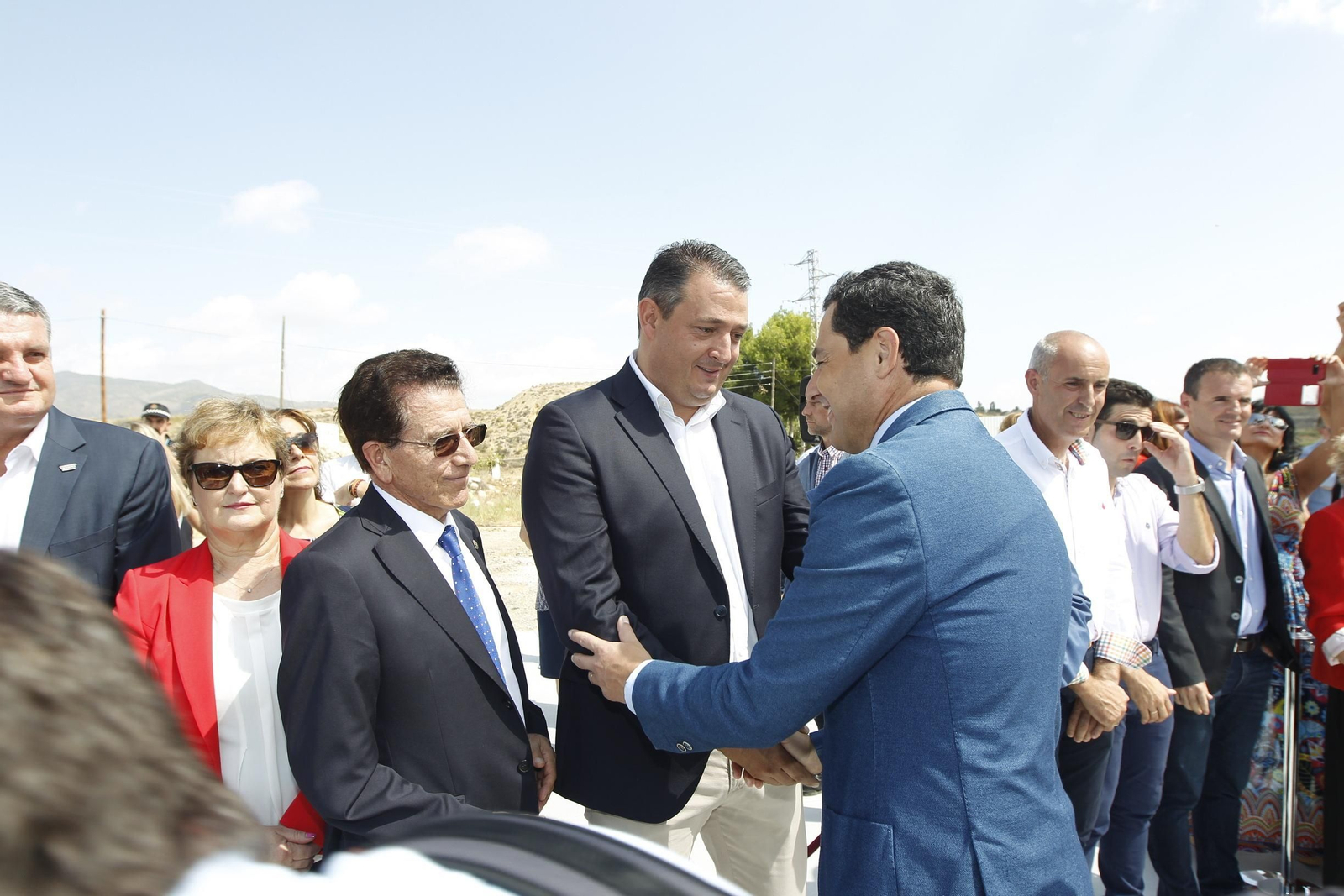 Inauguración escultura 'La Mujer del Almanzora'. Olula del Río