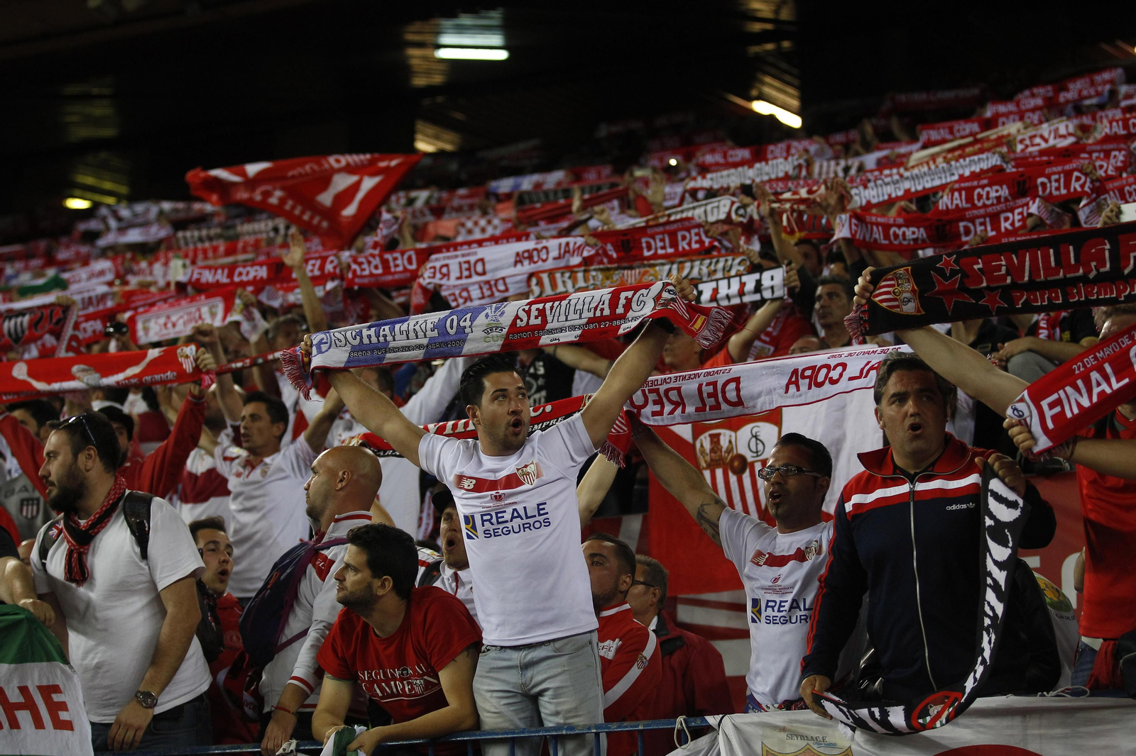 La afición sevillista, en un partido en el Sánchez-Pizjuán.