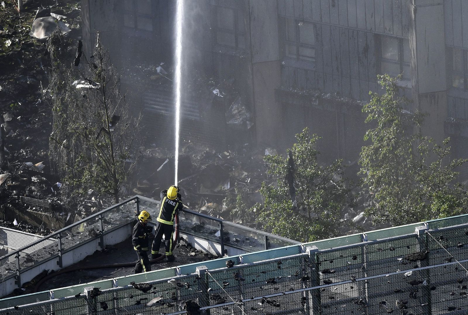 El espectacular incendio de Londres, en imágenes