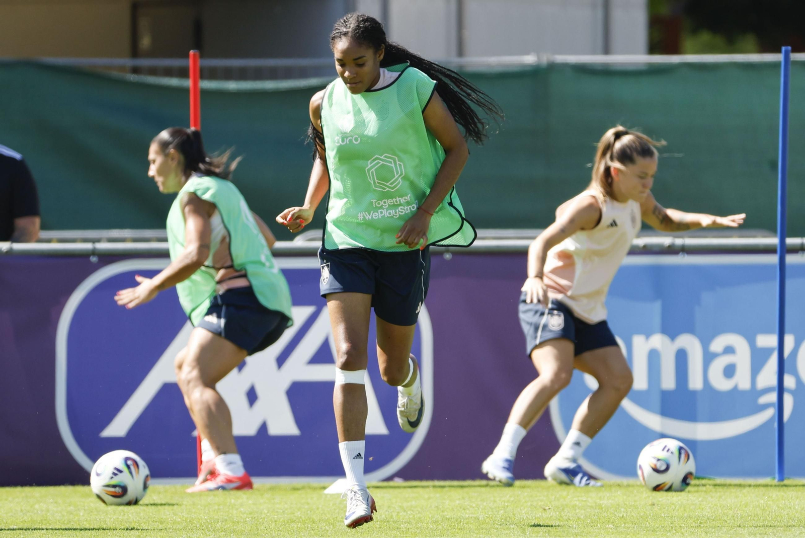 Las fotos de España antes de enfrentarse a Suiza en la Eurocopa femenina