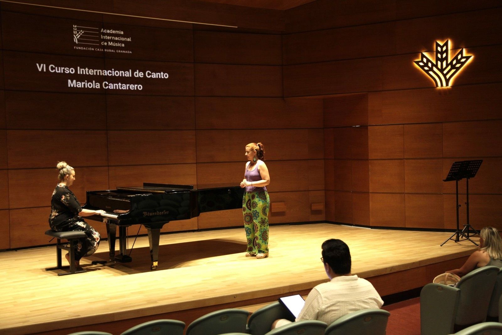 VI edición del Curso Internacional de Canto Mariola Cantarero en el Auditorio Caja Rural Granada