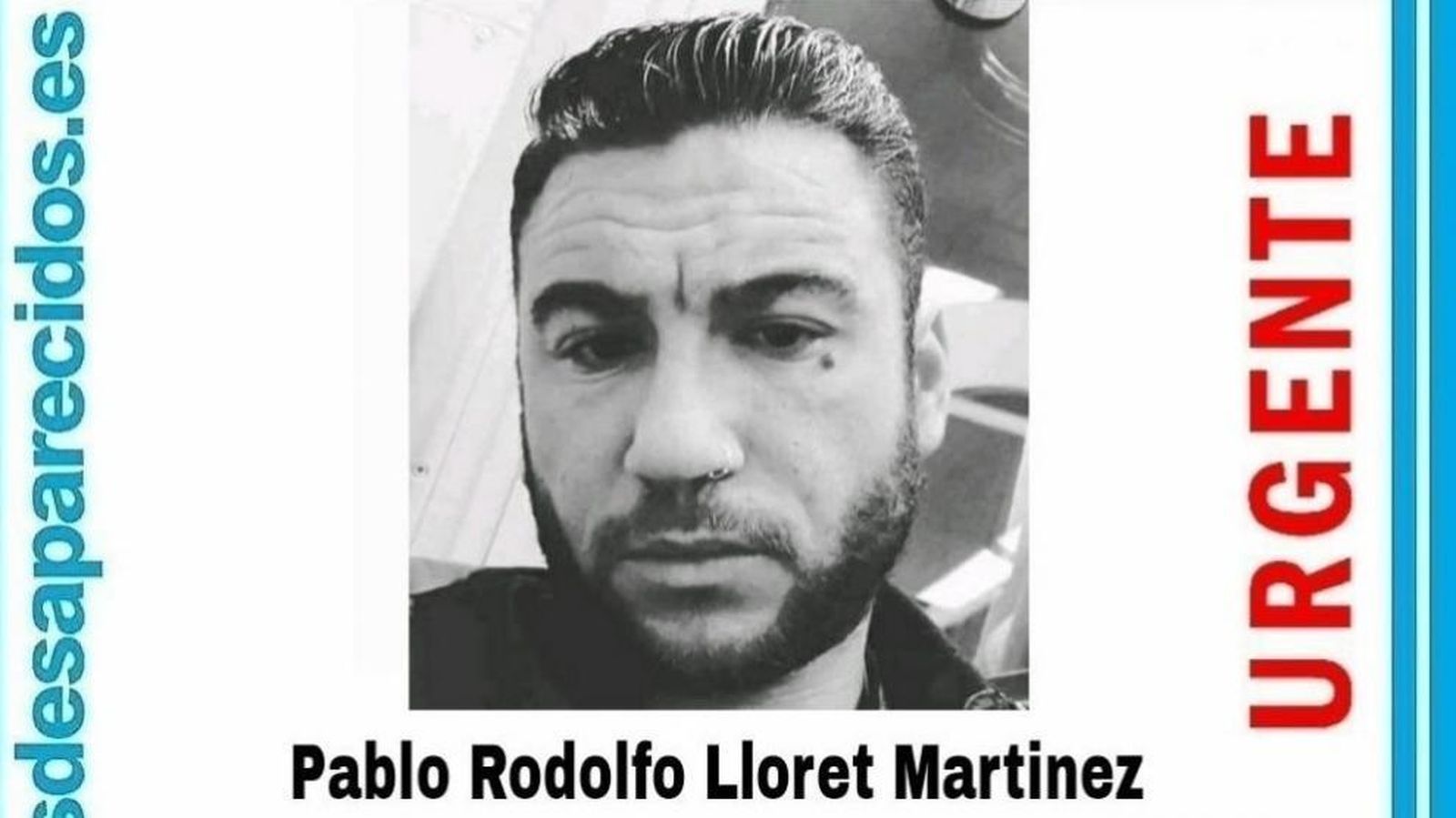 Imagen del desaparecido