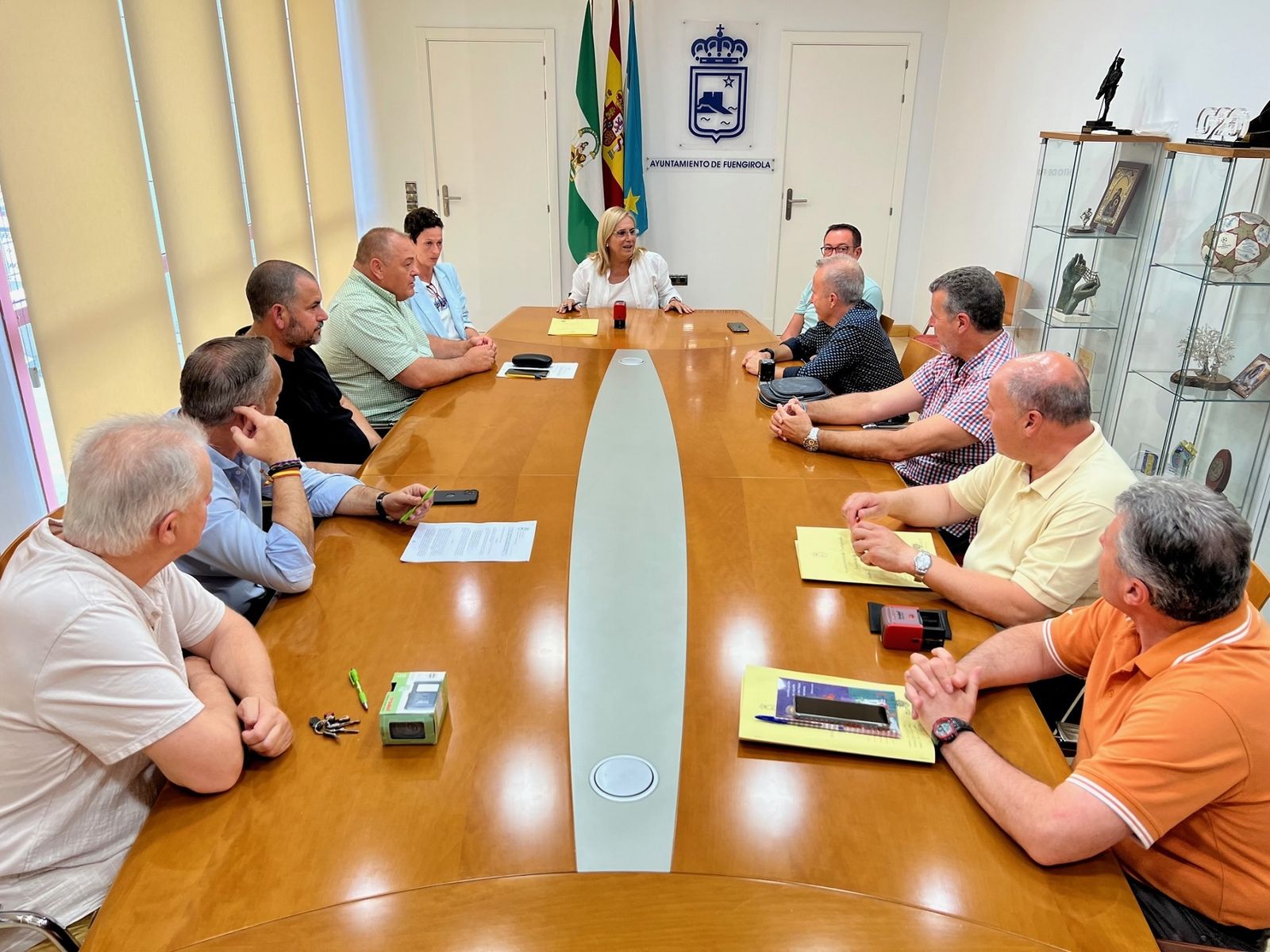 La rúbrica del acuerdo entre el Ayuntamiento y los sindicatos.