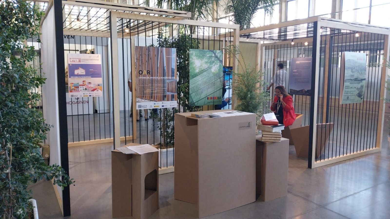 El stand del Colegio de Arquitectos de Cádiz en ExpoConstruye