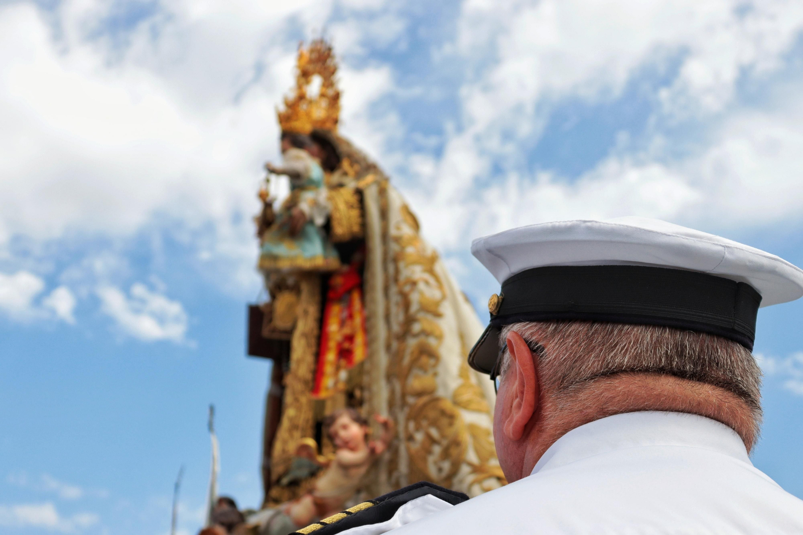 Embarque y procesión de la Virgen del Carmen del Perchel, en fotos