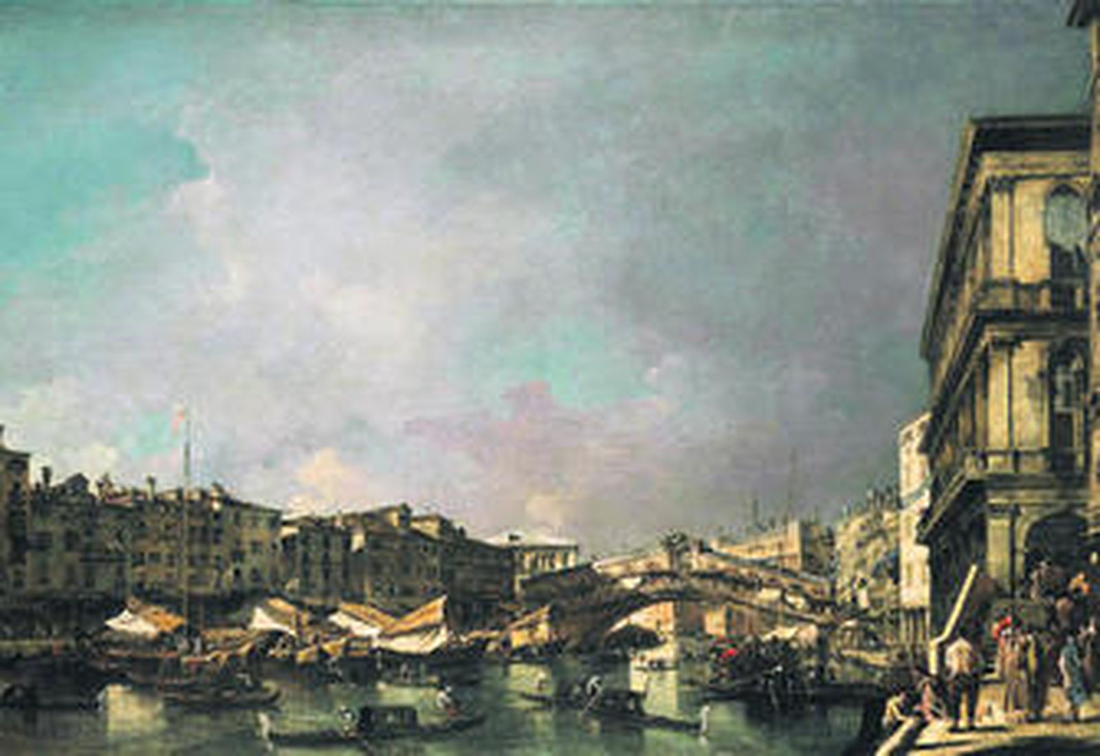 'Venecia, vista del puente de Rialto', de Francesco Guardi.