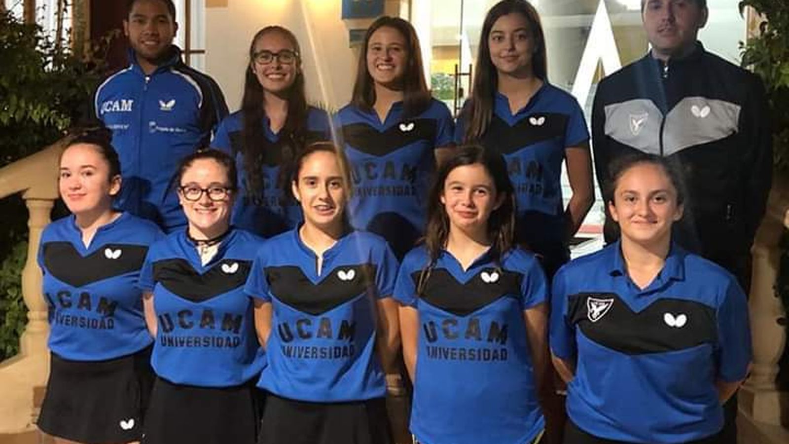 Jesús Martín, con el filial del UCAM Cartagena que ha logrado el ascenso a División de Honor.