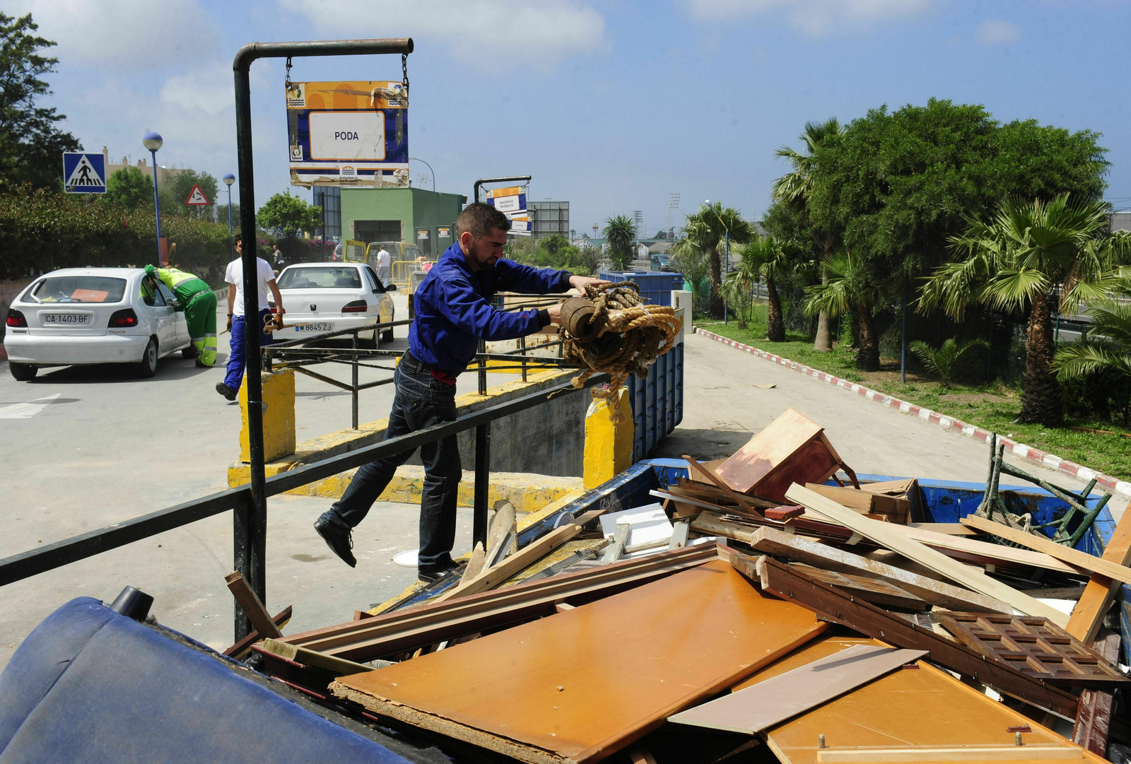 Imagen de archivo del punto limpio de Pery Junquera.