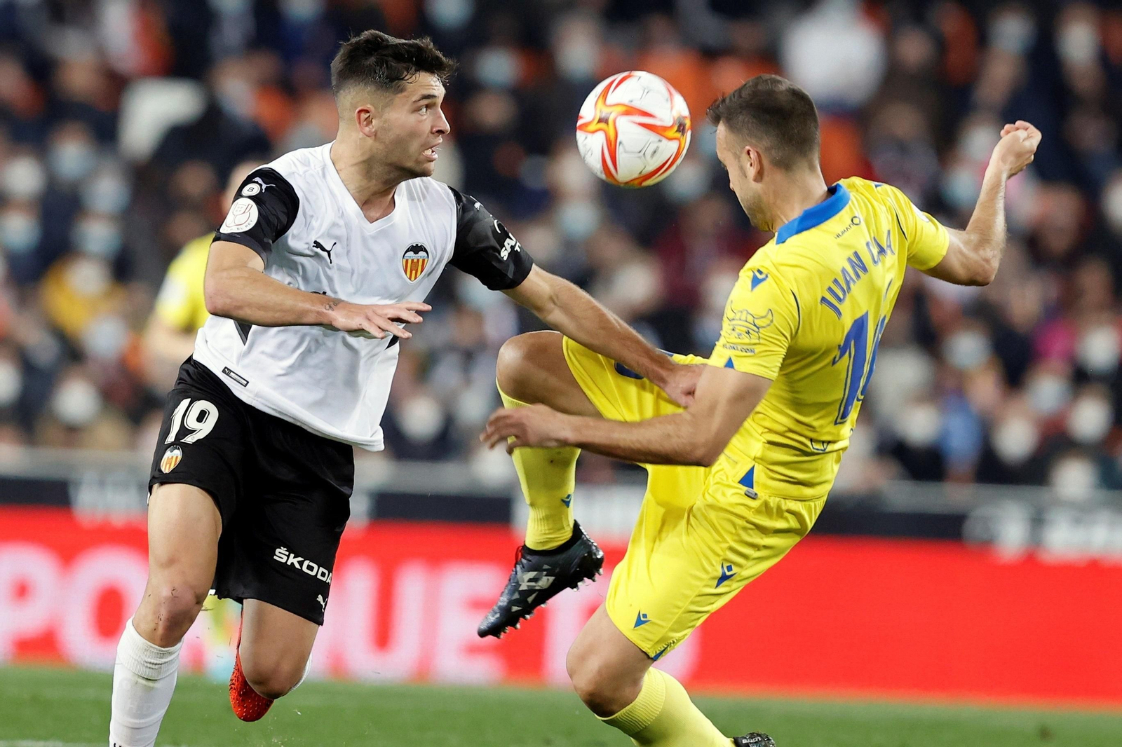 Partido de Copa del Rey entre Valencia CF y Cádiz CF