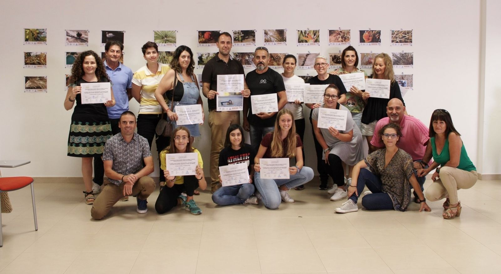 Un taller para inmortalizar el otoño