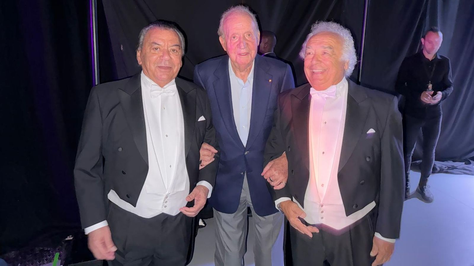 Juan Carlos I junto a Los del Río
