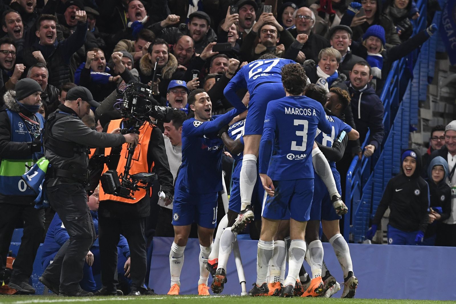 Las imágenes del Chelsea-Barça