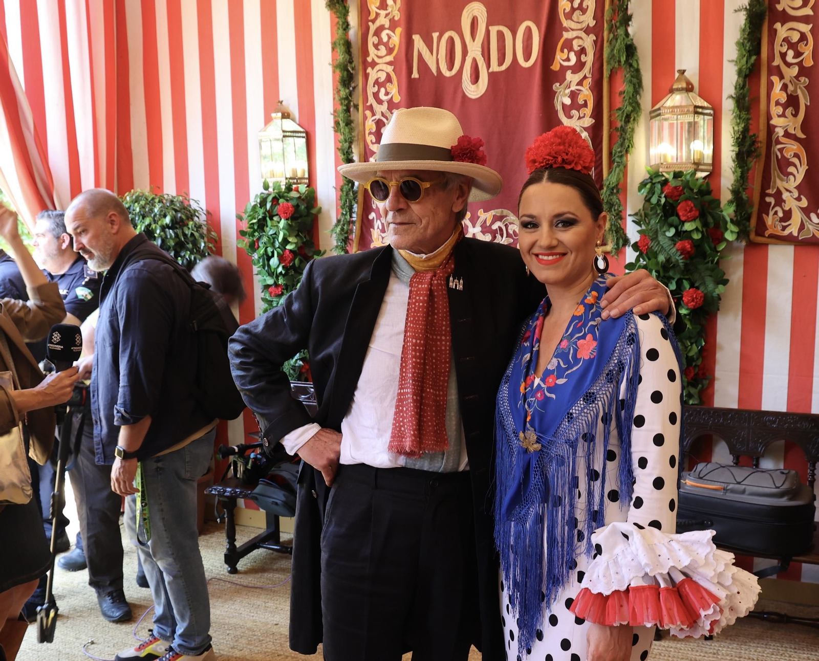 Recepción en la caseta del Ayuntamiento