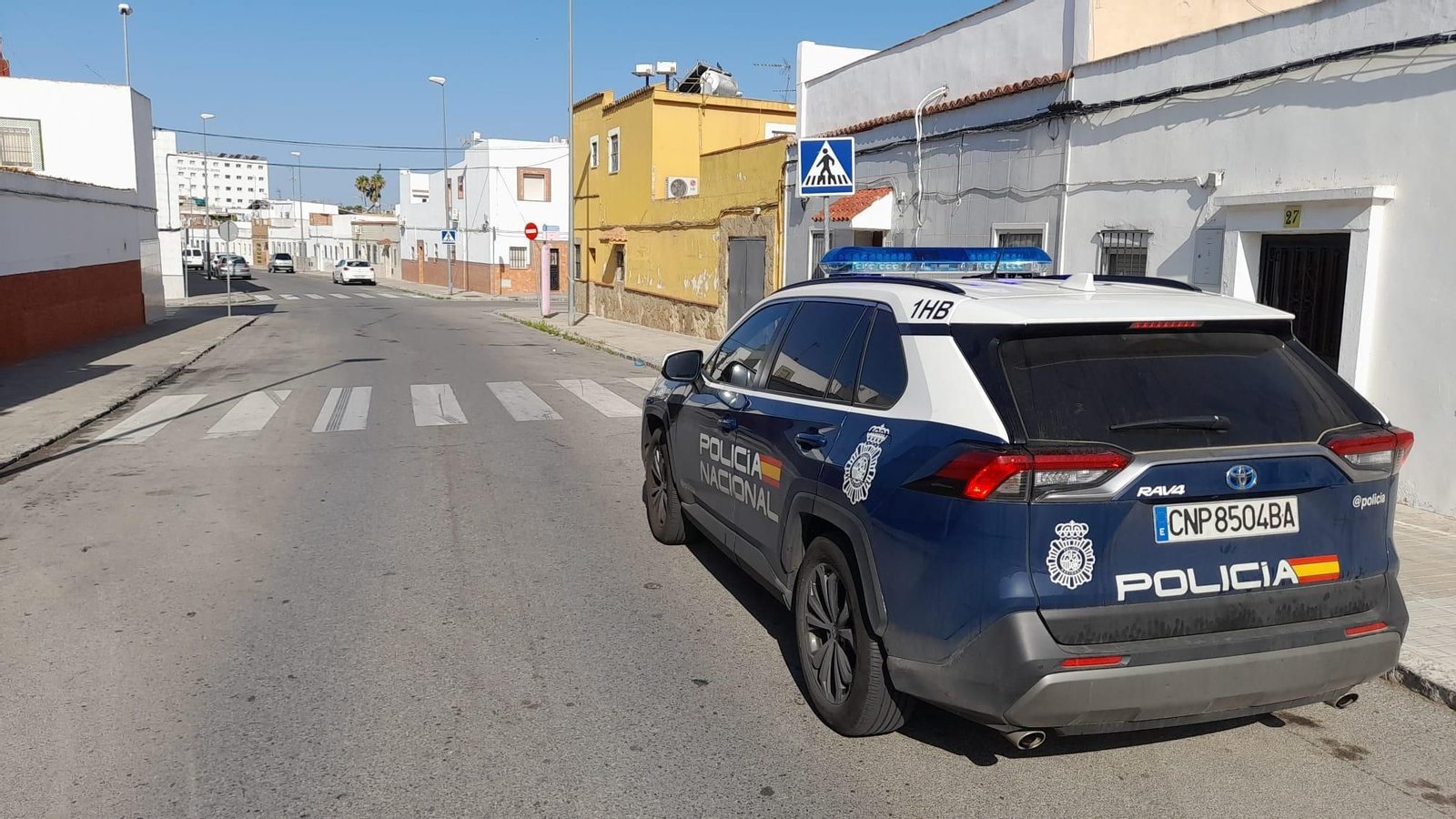 Coche patrulla de la Policía Nacional.