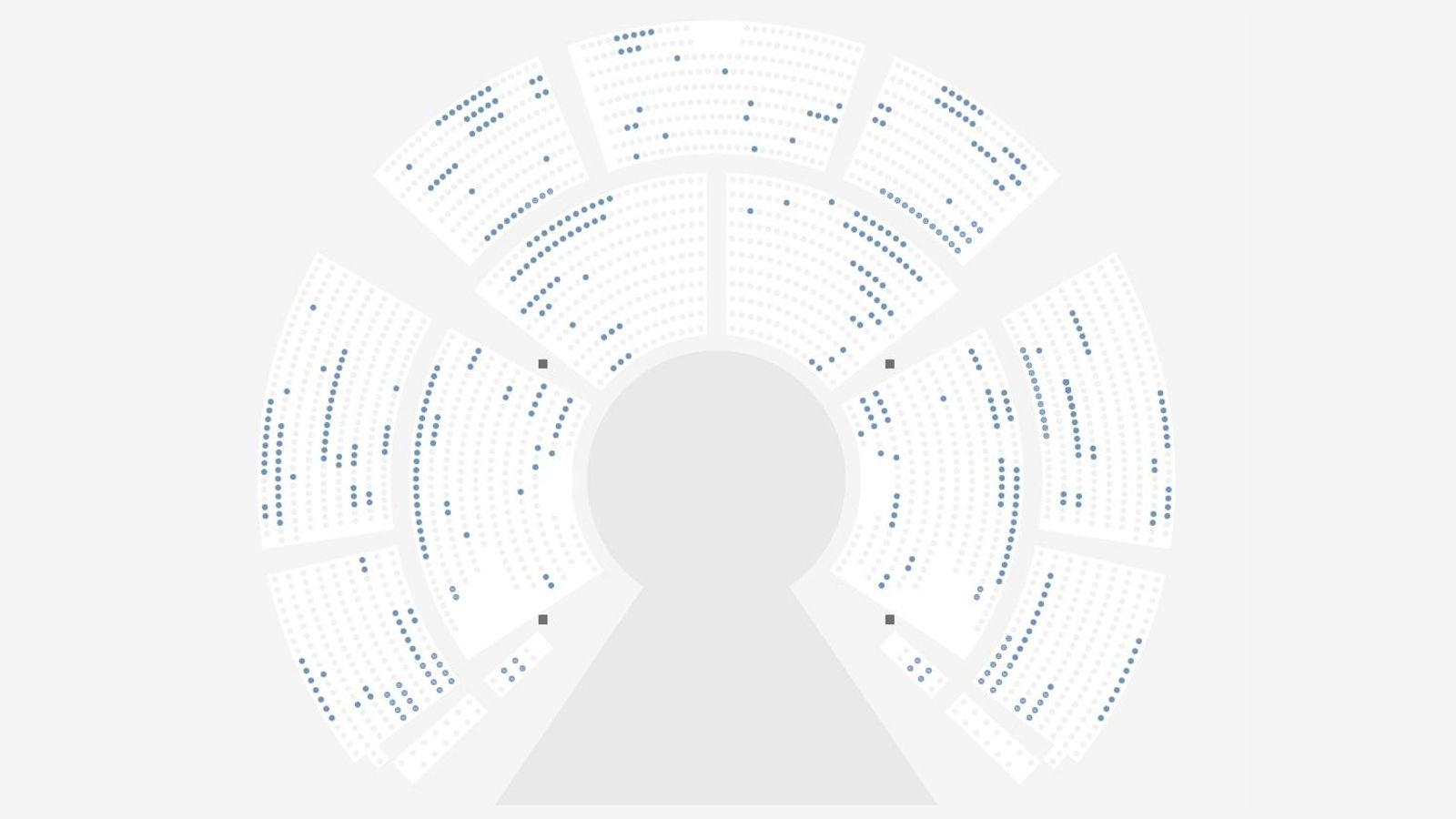 Vista del escenario del Circo del Sol
