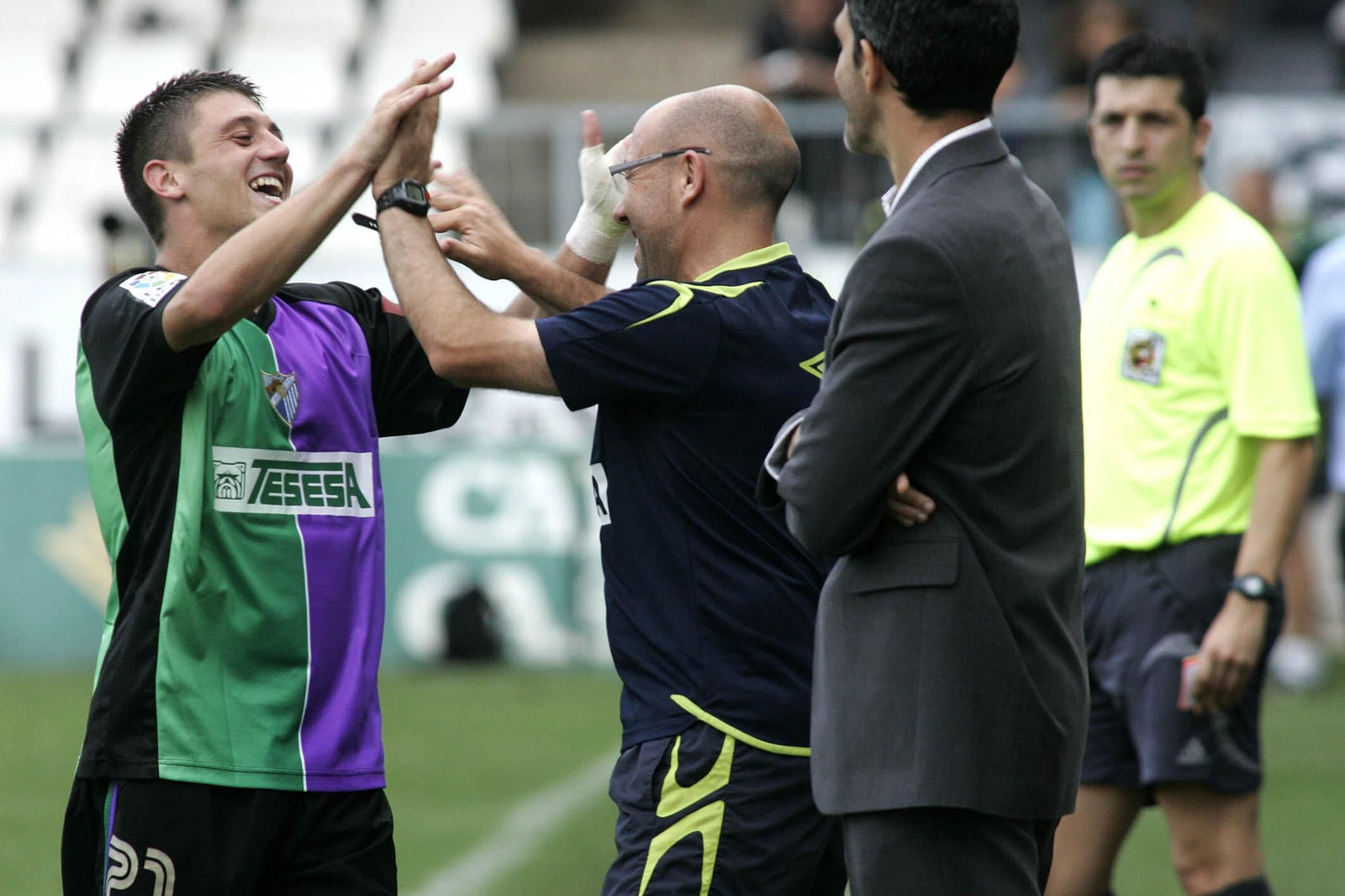 Las fotos de Jonatan Valle con el Málaga CF