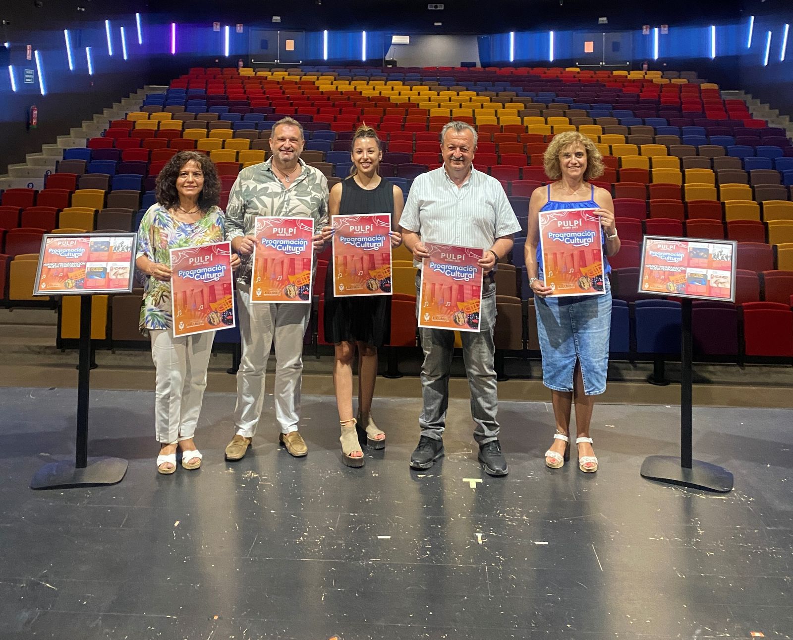 Acto de presentación de la programación cultural de otoño de Pulpí.