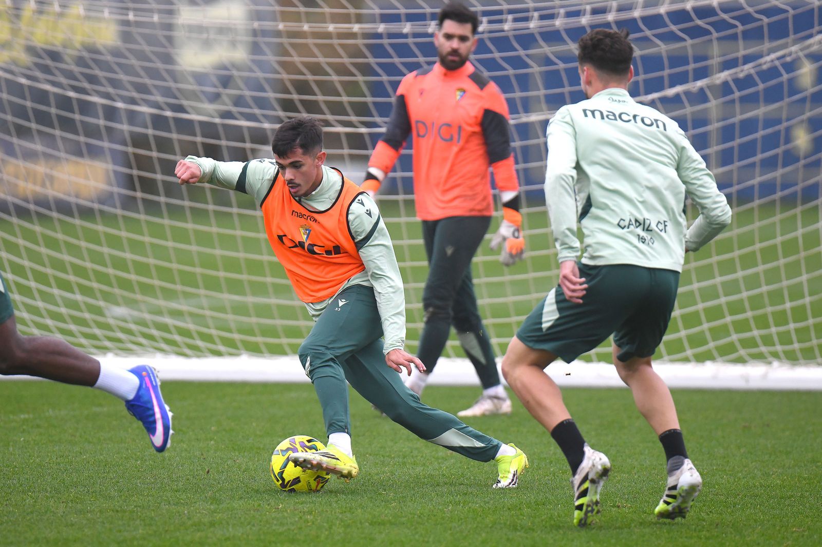 Una sesión reciente del Cádiz.