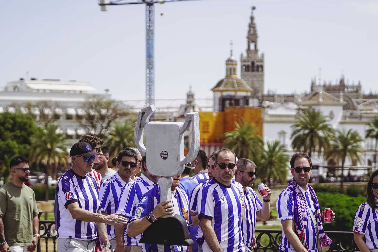 El ambiente en Sevilla por la final de la Copa del Rey, en imágenes