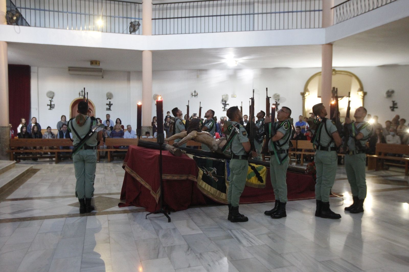 Custodia del Cristo de la Buena Muerte de La Legión. Semana Santa 2019. El Parador
